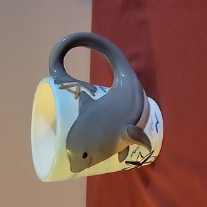 Dolphin Mug Certified International Whale Ocean Tail Handle Large Cup 16oz 3D